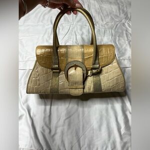 brahmin embossed snakeskin bag